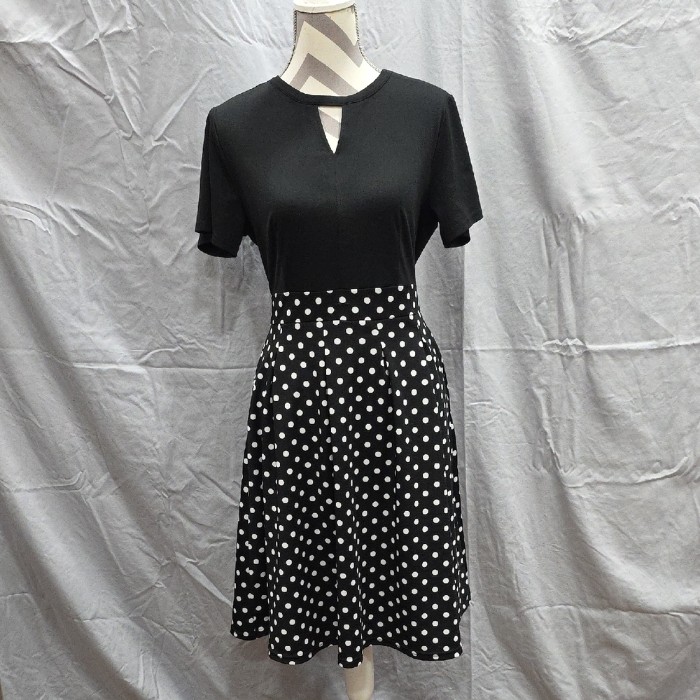 Black and White Polka Dot Dress